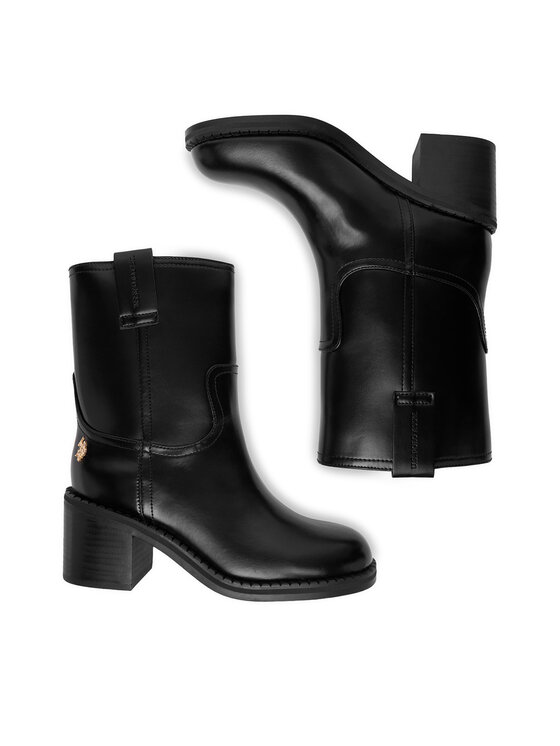 U.S. Polo Assn. U.S. Polo Assn. Bokacsizma EO-KATIA001W/EY1 Fekete