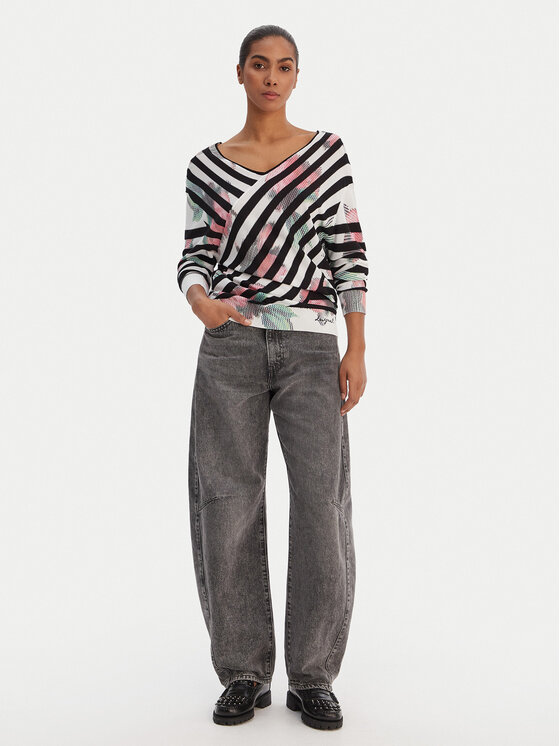 Desigual Desigual Пуловер 26SWJF01 Цветен Regular Fit