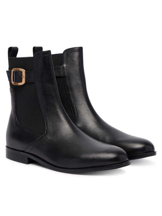 TWINSET TWINSET Klassische Stiefeletten Tronchetto 252TCP120 Schwarz