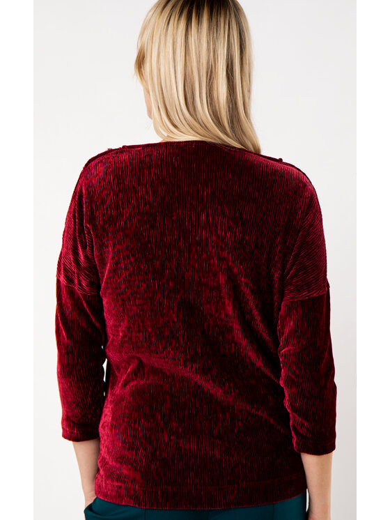 QUIOSQUE QUIOSQUE Halenka EAGLE BLOUSE Červená Regular Fit