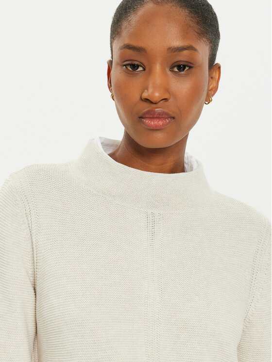 OUI OUI Džemperis 89211 1340107 Écru Regular Fit