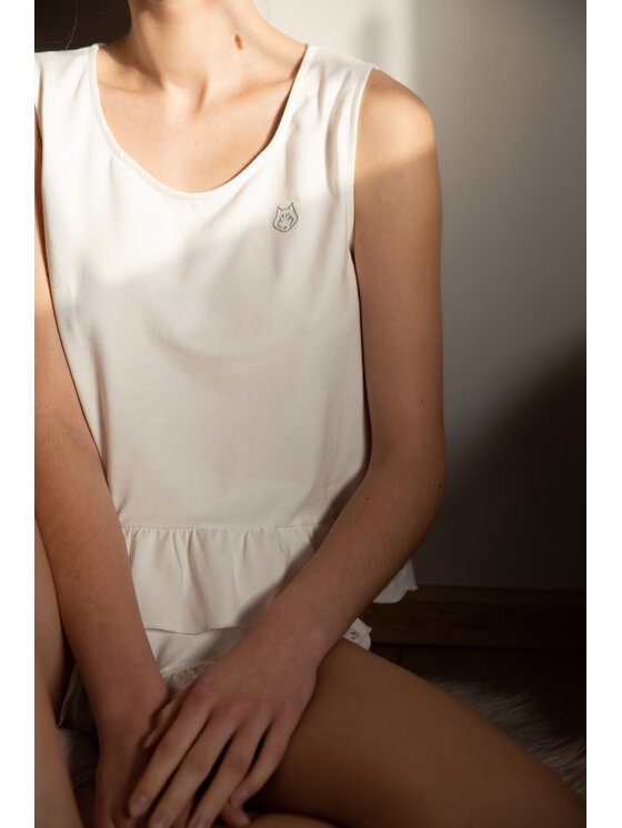 LaLupa LaLupa Koszula nocna LA052 Biały Comfortable Fit