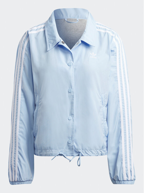 adidas adidas Kurtka przejściowa Adicolor Classics 3-Stripes Coach Jacket IC5480 Błękitny Loose Fit