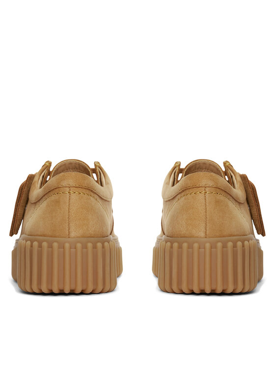 Clarks Clarks Nizki čevlji Torhill Bee 26172084 Rjava