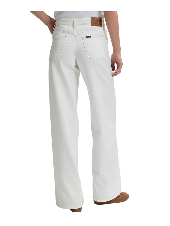 Lee Lee Jeansy HOPE Biały Loose Fit