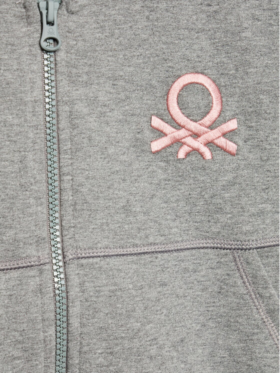 United Colors Of Benetton United Colors Of Benetton Sweatshirt 3GNSC500O Grau Regular Fit
