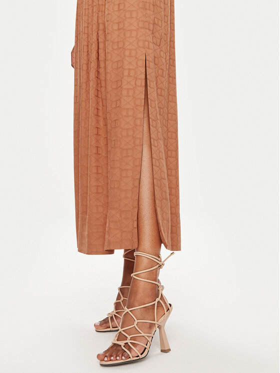 TWINSET TWINSET Спідниця-міді 241TT2243 Оранжевий Loose Fit