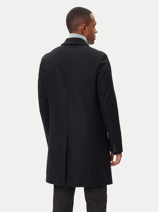 HUGO HUGO Vuneni kaput Migor2541 50546528 Crna Slim Fit