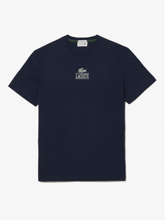 Lacoste Lacoste Majica TH1147 Mornarsko modra Regular Fit
