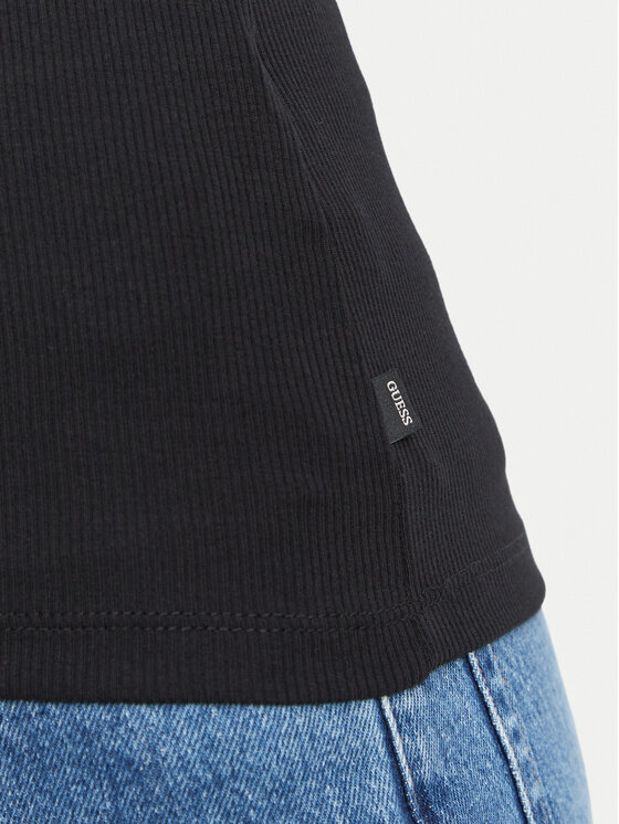 Guess Jeans Guess Jeans Blusa W6BP06 K5471 Nero Slim Fit