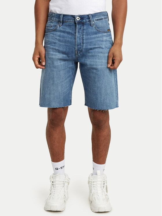 G-Star Raw G-Star Raw Pantaloni scurți de blugi Dakota D24411-D536-G326 Albastru Regular Fit