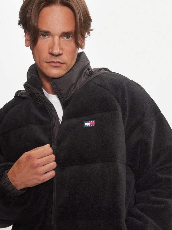Tommy Jeans Tommy Jeans Μπουφάν χειμωνιάτικο DM0DM19638 Μαύρο Regular Fit