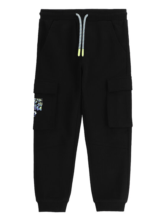 Coccodrillo Teplákové nohavice WC5120102CBK Čierna Slim Fit