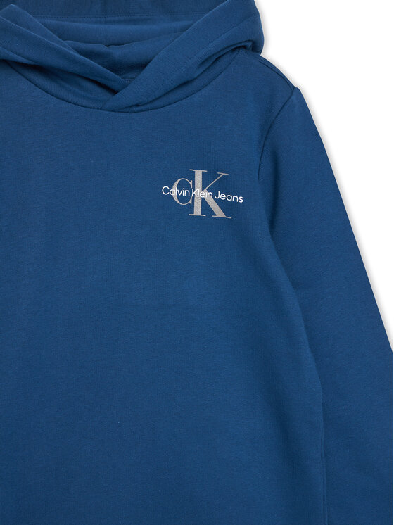 Calvin Klein Jeans Calvin Klein Jeans Bluza Small Monogram IU0IU00266 D Niebieski Regular Fit