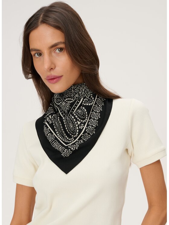 LEBRAND LEBRAND Chusta Bandana Czarny
