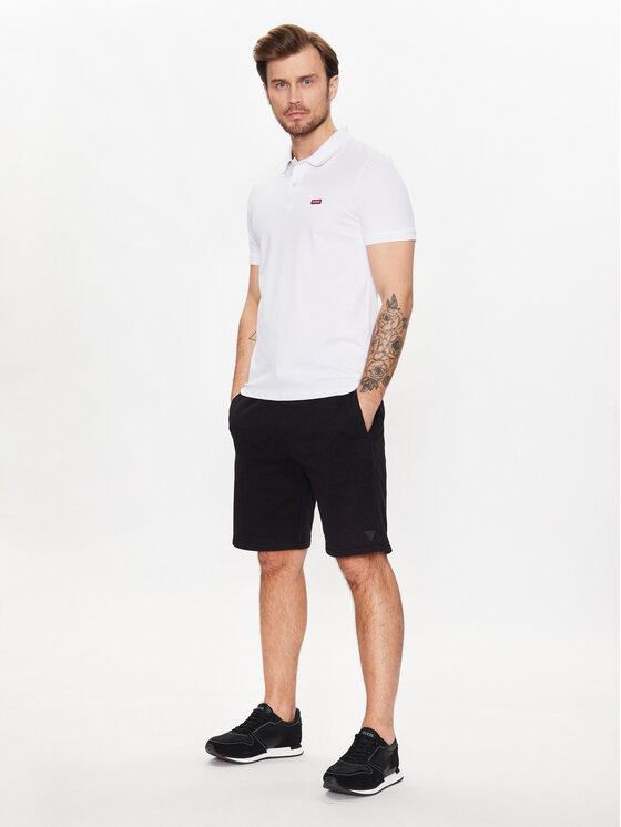Guess Guess Sport rövidnadrág Aldwin Z2YD04 KAIJ1 Fekete Slim Fit
