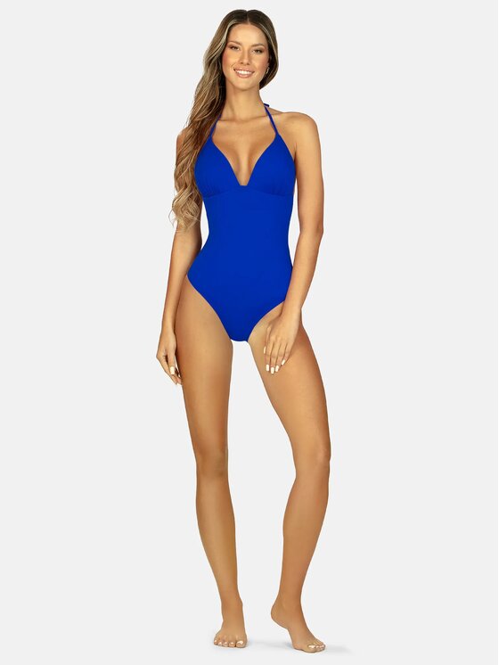 Miss Lou Miss Lou Costume da bagno ML034 Blu