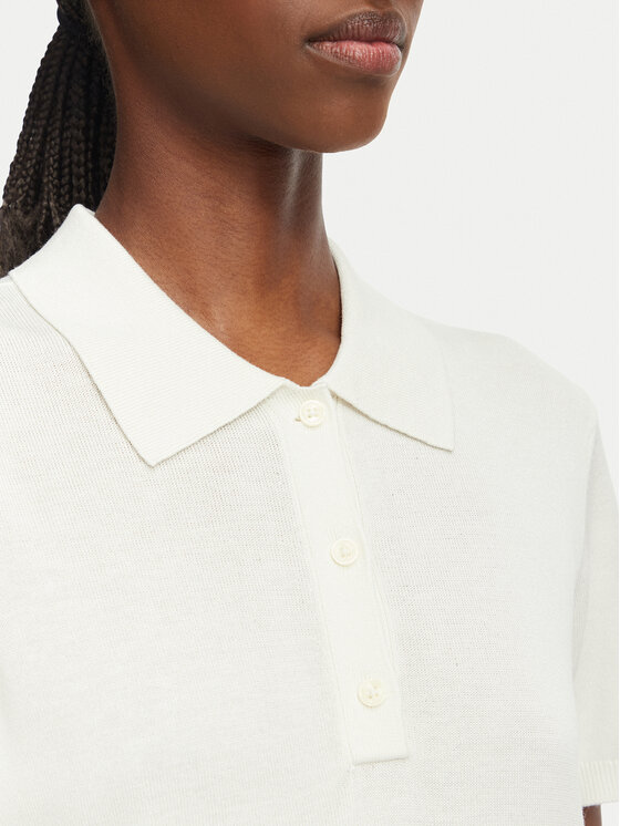Calvin Klein Calvin Klein Polo särk LV044G311G Kreemjas Slim Fit