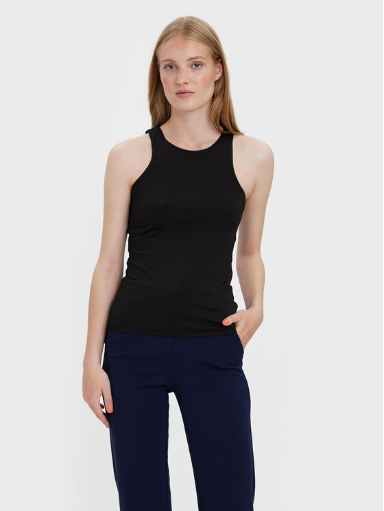 Vero Moda Vero Moda Felső Bianca 10279787 Fekete Standard Fit