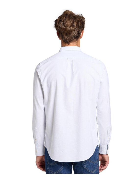 Lee Lee Camicia 112363910 Bianco Regular Fit