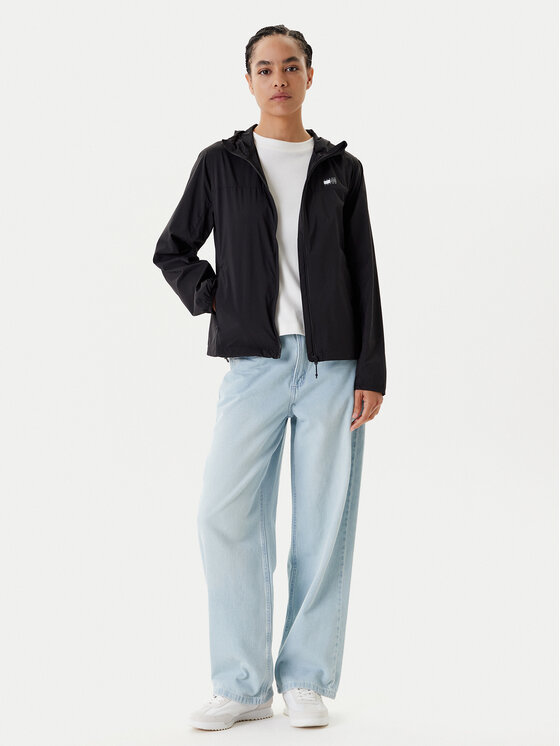 Tommy Jeans Tommy Jeans Jakna protiv vjetra DW0DW21188 Crna Regular Fit