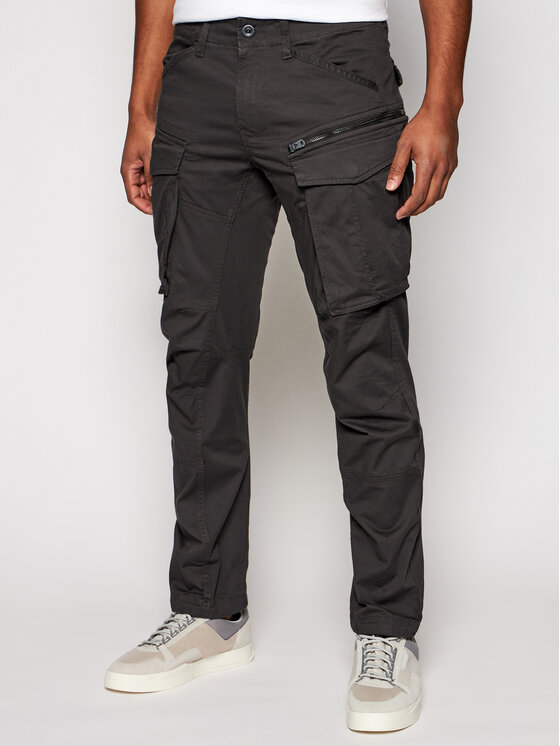 G-Star Raw G-Star Raw Kalhoty z materiálu Rovic D02190-5126-976 Šedá Tapered Fit