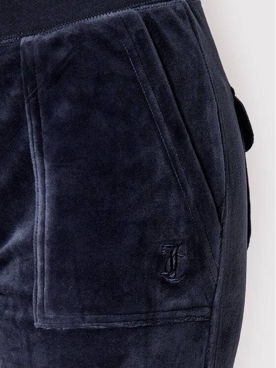 Juicy Couture Juicy Couture Spodnie dresowe Del Ray JCAP180 Granatowy Regular Fit