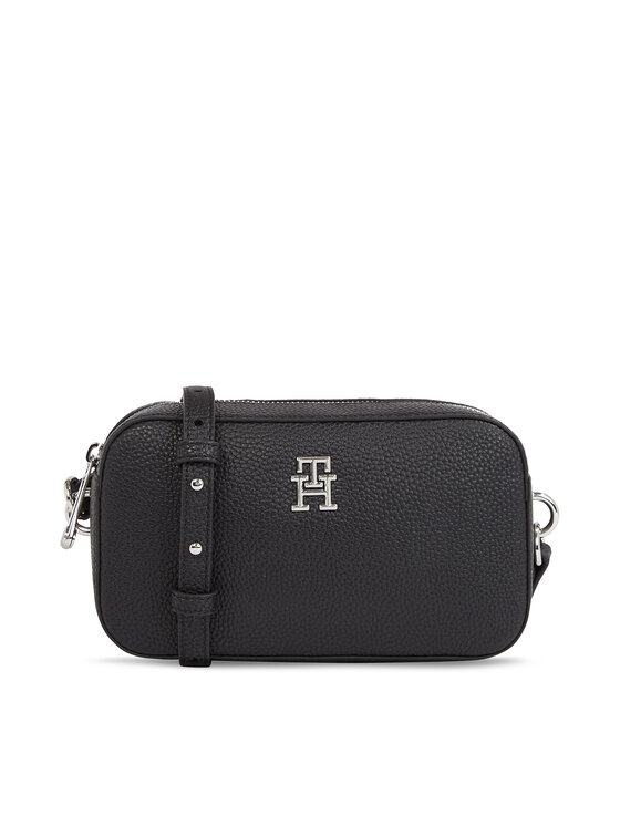 Tommy Hilfiger Tommy Hilfiger Kabelka Th Emblem Camera Bag AW0AW15179 Černá