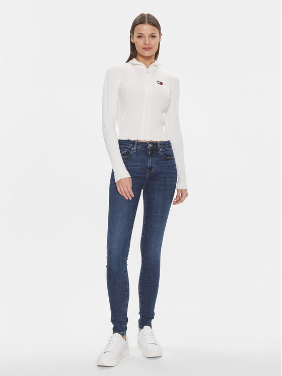 Tommy Hilfiger Tommy Hilfiger Farmer Th Flex Como Skinny Rw Pam WW0WW40638 Sötétkék Skinny Fit