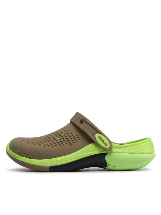 Crocs Klapki Literide 360 Ombre 208281 Khaki | Modivo.pl