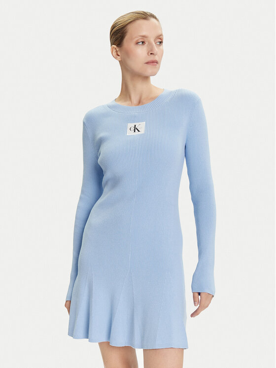 Calvin Klein Jeans Calvin Klein Jeans Rochie de zi LV047D307G Albastru Slim Fit