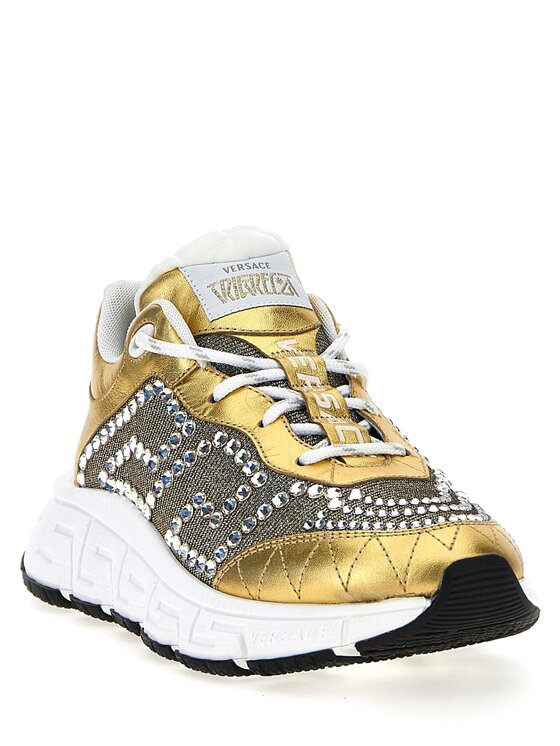 Versace Versace Sneakersy 10041831 Srebrny