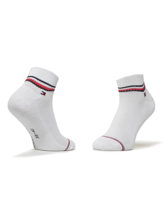 Tommy Hilfiger Tommy Hilfiger Комплект 2 чифта къси чорапи мъжки 100001094 Бял