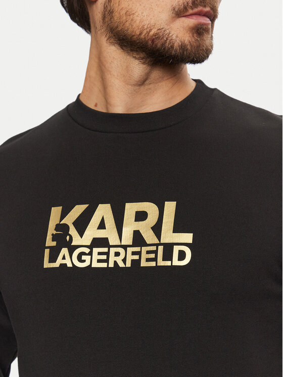 KARL LAGERFELD KARL LAGERFELD Džemperis 705091 551917 Juoda Regular Fit