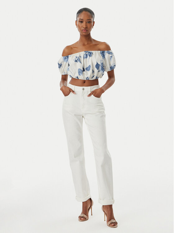 Guess Guess Särkpluus W6GHA1 W2447 Valge Regular Fit