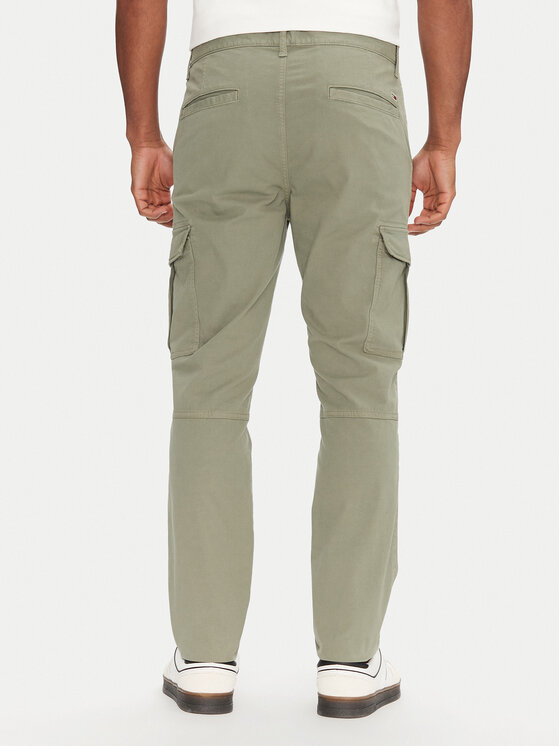 Tommy Jeans Tommy Jeans Pantaloni di tessuto Austin DM0DM20281 Verde Regular Fit