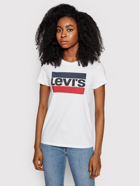 Levi's® Levi's® T-Shirt The Perfect Graphic Tee 17369-0297 Bílá Regular Fit