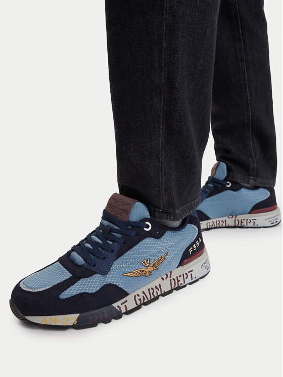 Aeronautica Militare Сникърси 262SC0276UCT04327 Тъмносин