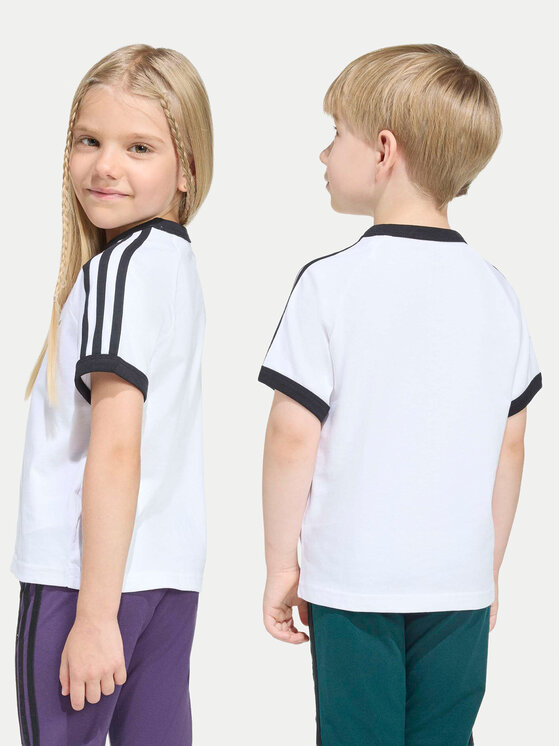 adidas adidas T-Shirt 3-Stripes KC9507 Weiß Loose Fit