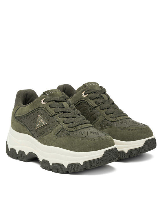 Guess Guess Sneakersy FLFB2E ESU12 Khaki