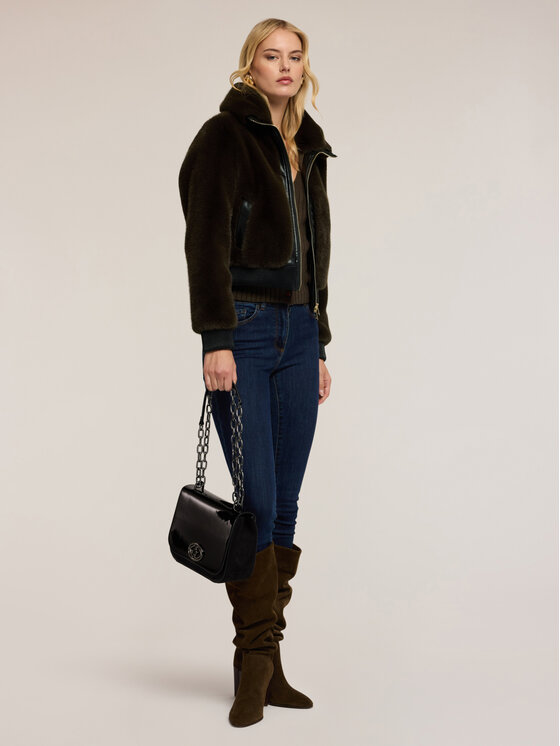 Motivi Motivi Pelliccia 8052W000063N015 Verde Regular Fit