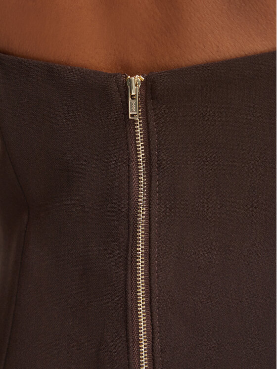 Bardot Bardot Coctailkleid Venya 60479DB Braun Slim Fit