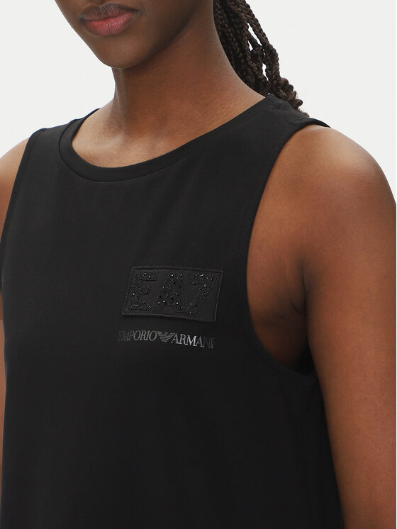EA7 Emporio Armani EA7 Emporio Armani Vsakodnevna obleka 7W000180 AF12484 UC001 Črna Regular Fit