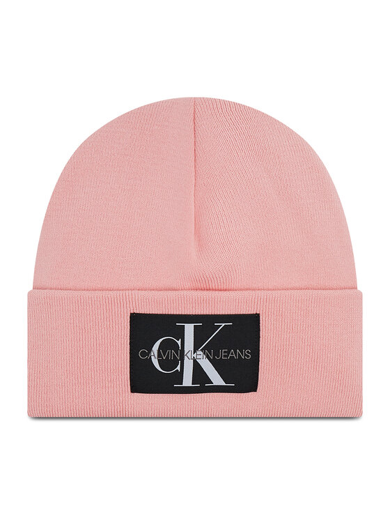 Calvin Klein Jeans MONOGRAM BEANIE - Bonnet - pink/rose 