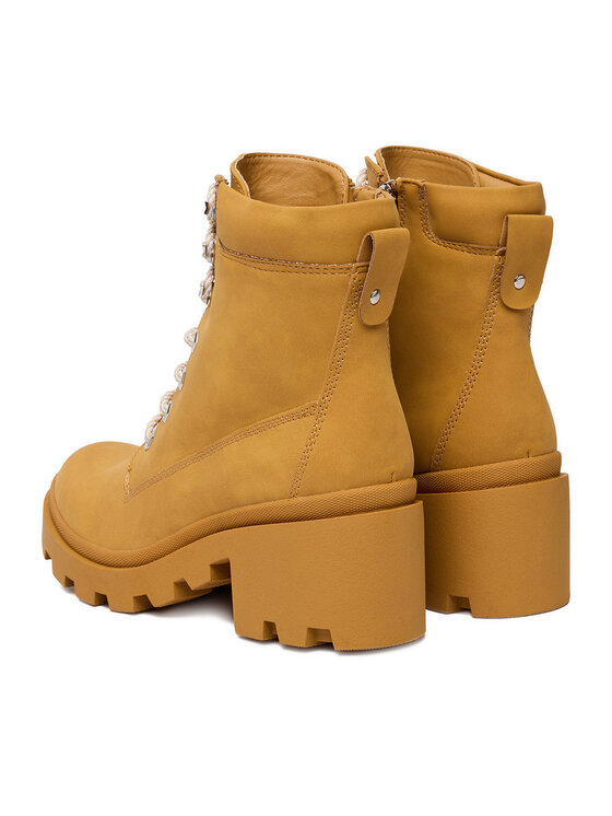 DeeZee DeeZee Schnürschuhe 23880A-2-CAMEL PU Braun