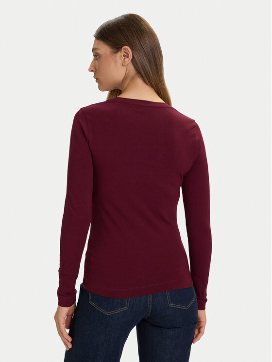 Guess Guess Blúz W5BI74 J1314 Piros Slim Fit