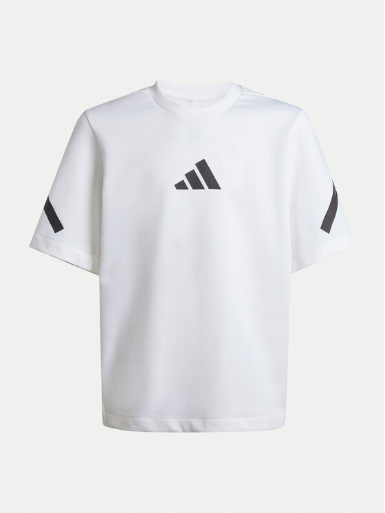 adidas adidas T-Shirt Z.N.E. JJ4144 Λευκό Loose Fit