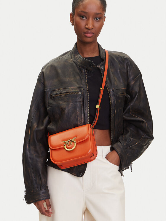 PINKO PINKO Käekott Love Box Bag Fl Mini PE 25 PLTT 104297 A26L Oranž