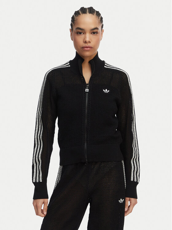 adidas Kardigan KC6497 Czarny Regular Fit