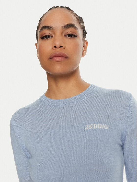 2NDDAY 2NDDAY Sweater Lance 2245343408 Kék Regular Fit
